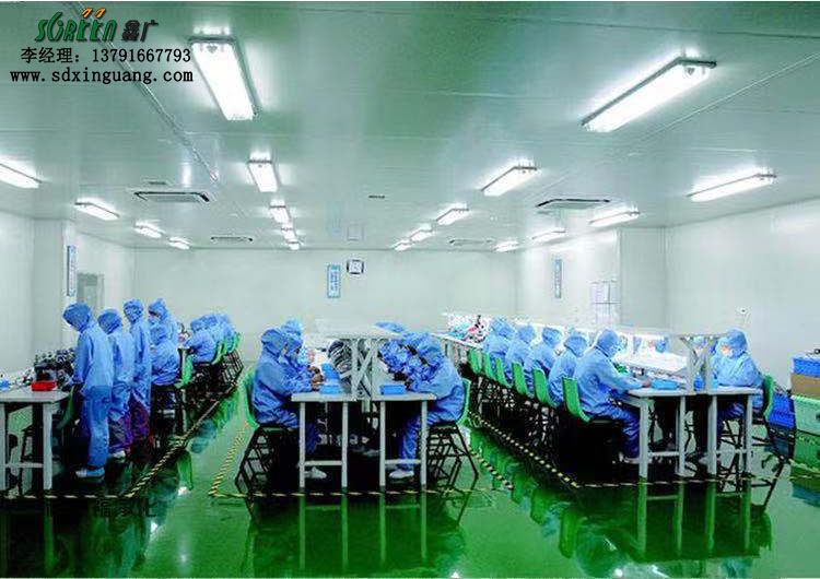 山東電子廠凈化工程，無塵車間裝修